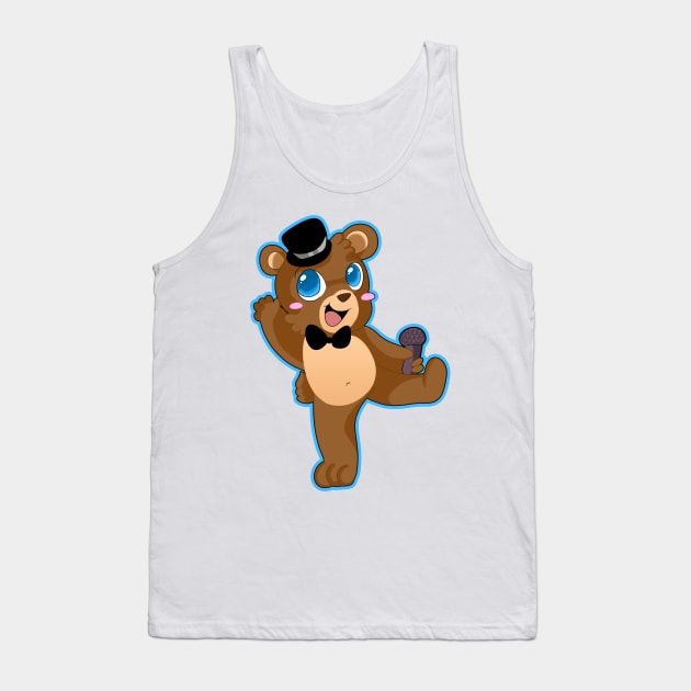 Freddy Fazbear Pizza Tank Top by Sam Sawyer